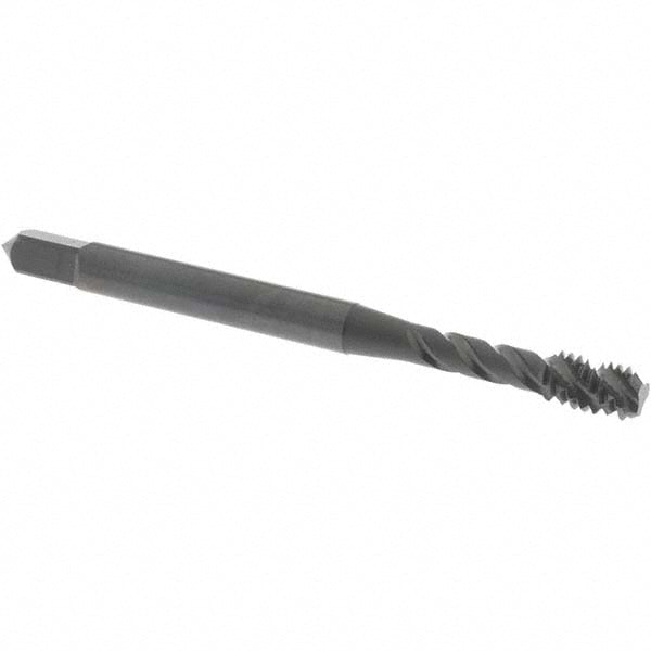 OSG 1747101 Spiral Flute Tap #8-32 UNC, 3 Flutes, Bottoming, 2B Class of Fit, Vanadium High Speed Steel, Oxide Coated