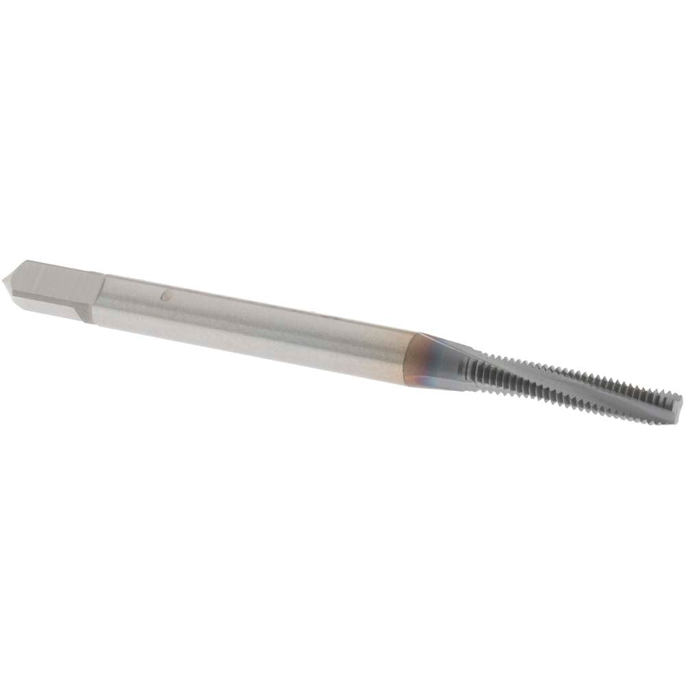 OSG 1316210008 Spiral Flute Tap M2.5x0.45 Metric Coarse, 3 Flutes, Modified Bottoming, 6H Class of Fit, Powdered Metal, TICN Coated