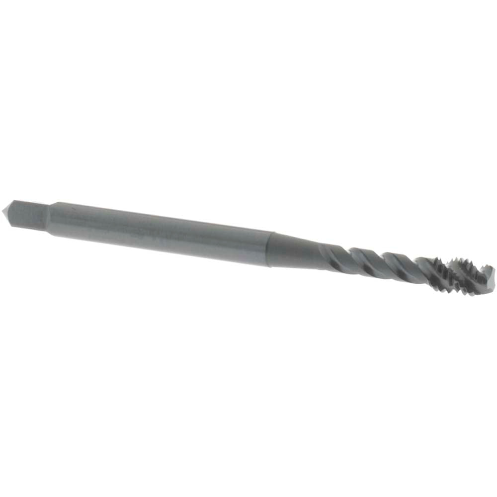 OSG 1746401 Spiral Flute Tap M3.5x0.60 Metric Coarse, 3 Flutes, Modified Bottoming, 6H Class of Fit, Vanadium High Speed Steel, Oxide Coated
