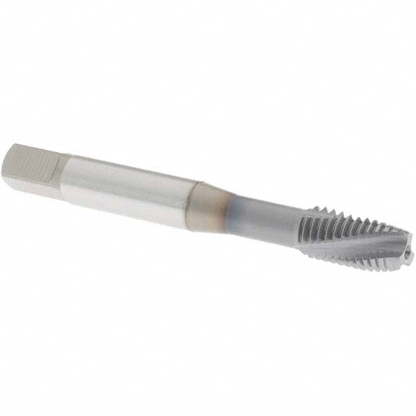 OSG 1316300808 Spiral Flute Tap M8x1.25 Metric Coarse, 3 Flutes, Plug, 6H Class of Fit, Cobalt, Nitride Coated