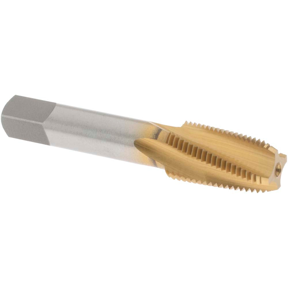 OSG 1735205 Standard Pipe Tap 1/8-27, NPT, 4 Flutes, Vanadium High Speed Steel, TiN Finish