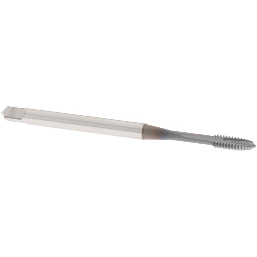 OSG 1101700108 Spiral Point Tap #4-40 UNC, 2 Flutes, Plug Chamfer, 2B Class of Fit, HSS-E Vanadium, V Coated