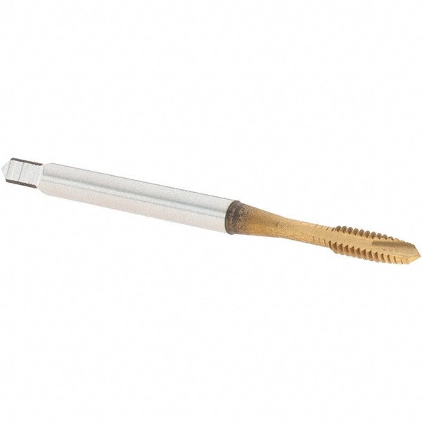 OSG 1730005 Spiral Point Tap #4-40 UNC, 2 Flutes, Plug, 2B Class of Fit, Vanadium High Speed Steel, TiN Coated