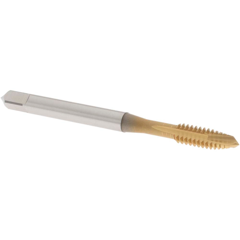 OSG 1730405 Spiral Point Tap #10-24 UNC, 3 Flutes, Plug, 2B Class of Fit, Vanadium High Speed Steel, TiN Coated