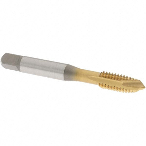 OSG 1730805 Spiral Point Tap 5/16-18 UNC, 3 Flutes, Plug, 3B Class of Fit, Vanadium High Speed Steel, TiN Coated