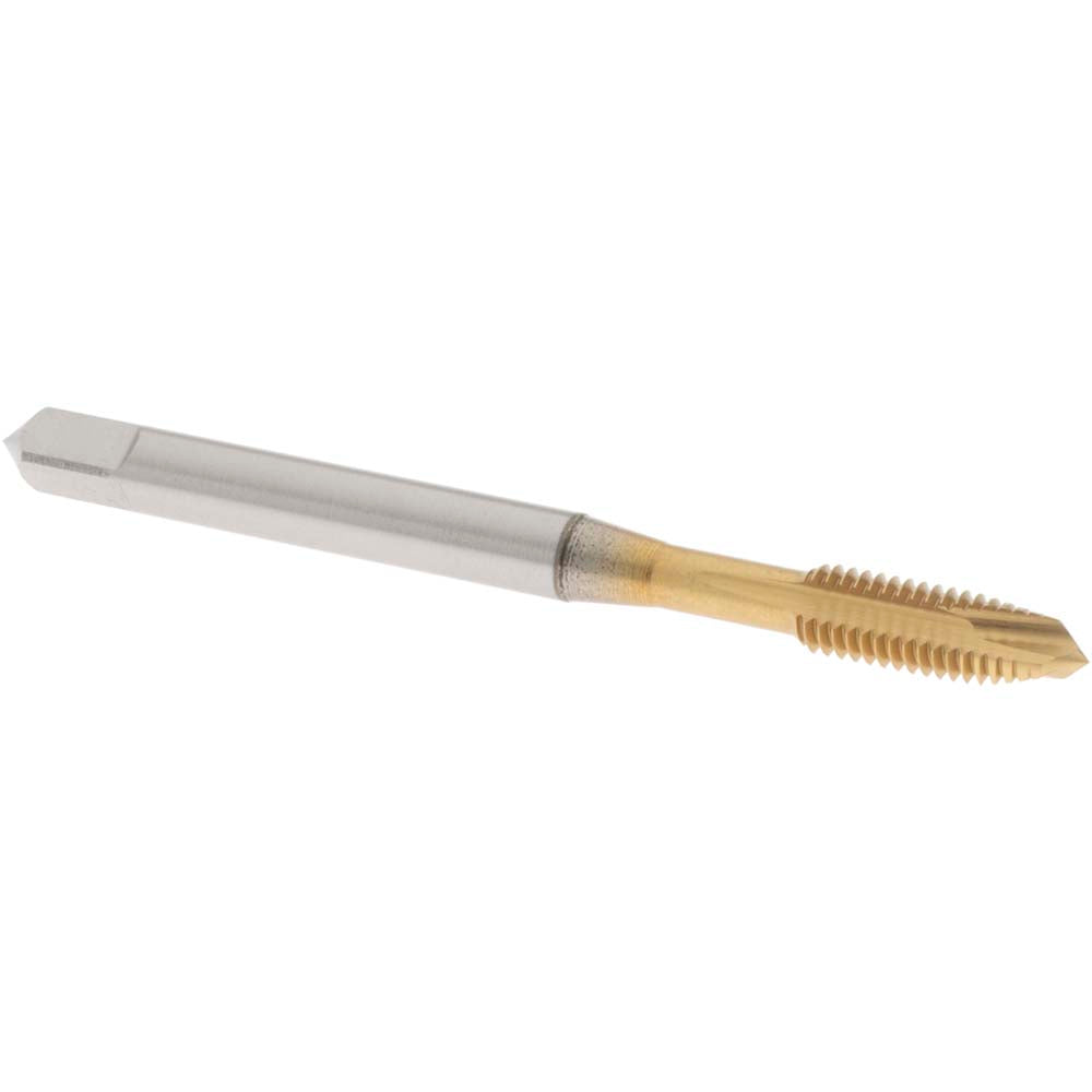 OSG 1730505 Spiral Point Tap #10-32 UNF, 3 Flutes, Plug, 2B Class of Fit, Vanadium High Speed Steel, TiN Coated