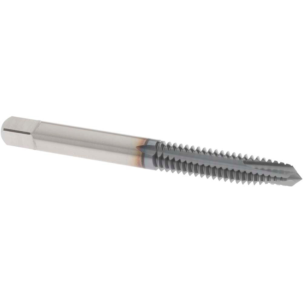 OSG 1707108 Spiral Point Tap 1/4-20 UNC, 3 Flutes, Plug, 3B Class of Fit, Powdered Metal, TiCN Coated