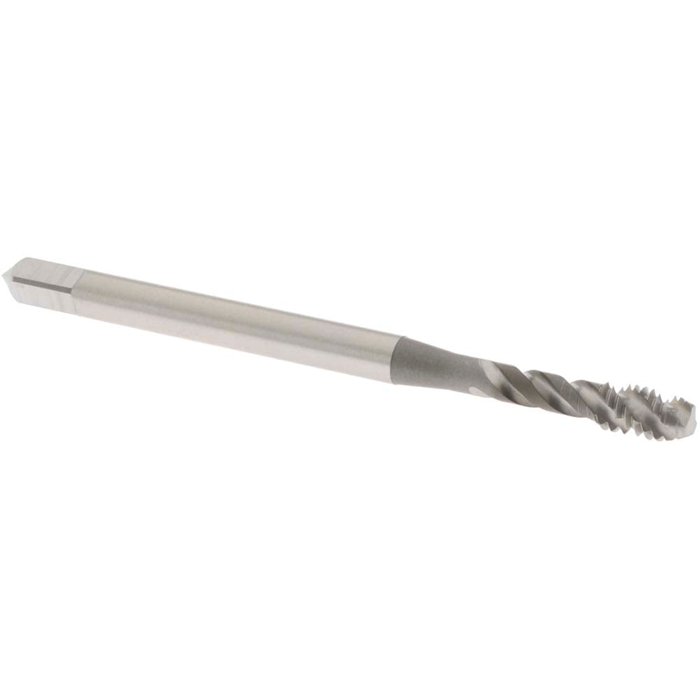 OSG 1301900403 Spiral Flute Tap #8-32, UNC, 3 Flute, Modified Bottoming Chamfer, 2B Class of Fit, Vanadium High-Speed Steel, Nitride Finish