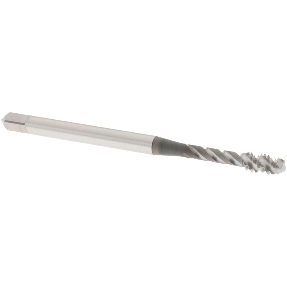 OSG 1301900303 Spiral Flute Tap #6-32, UNC, 3 Flute, Modified Bottoming Chamfer, 2B Class of Fit, Vanadium High-Speed Steel, Nitride Finish