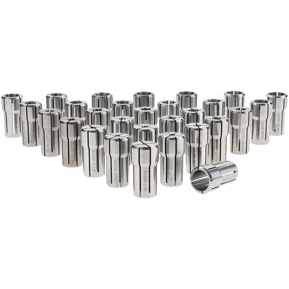 Accupro 784505 Collet Set 29 Pc, Series DA100, 1/8 to 9/16" Capacity