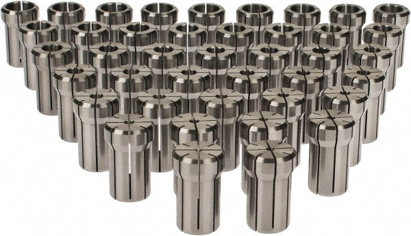 Accupro 784511 Collet Set 41 Pc, Series DA180, 1/8 to 3/4" Capacity