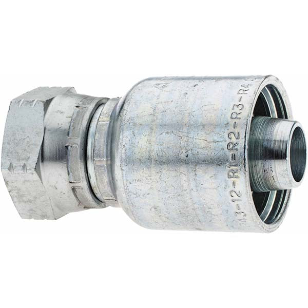 Parker PP-00107 Hydraulic Hose Female Pipe Rigid Fitting 0.75" ID, 12 mm, 3/4"