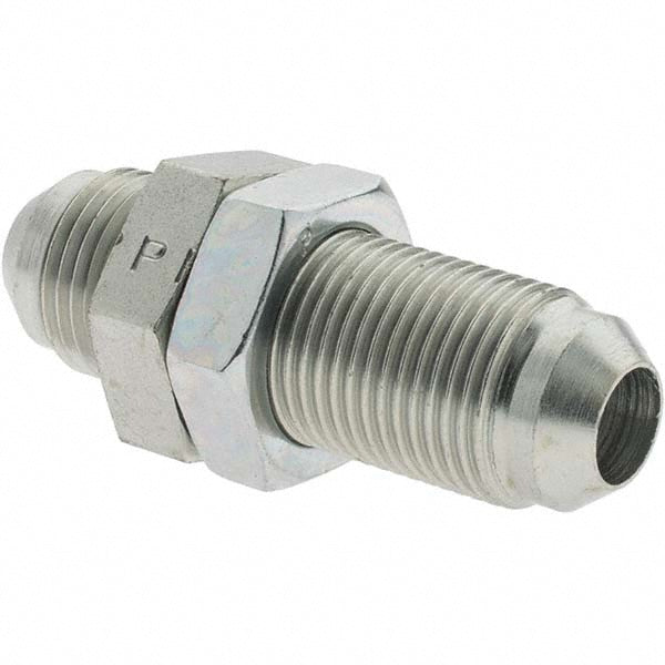 Parker P00187 Steel Flared Tube Union 1/2" OD, 37 deg Flared Angle