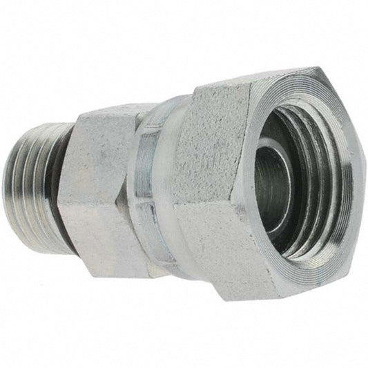 Parker KP76456 Hydraulic Hose Swivel Adapter 9 mm, 9/16-18, 6,000 psi