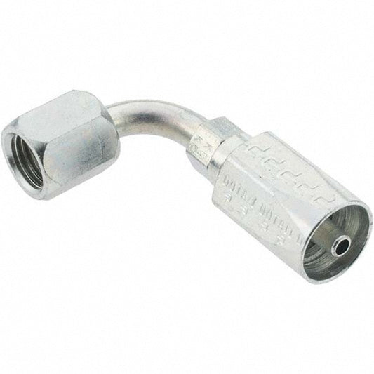 Parker KP75571 2 Piece, 7/16-20 JIC, Steel Reusable Hose Female Swivel Fitting