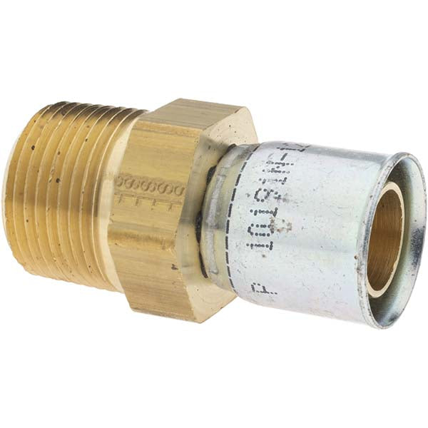 Parker PX-00024 Hydraulic Hose Male Rigid Fitting 0.625" ID, 10 mm, 3/4-14