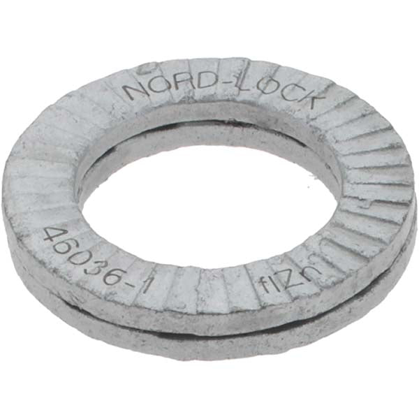 Value Collection MPA98001 Wedge Lock Washer 0.6535" OD, 0.4291" ID, Grade 2, Zinc-Plated