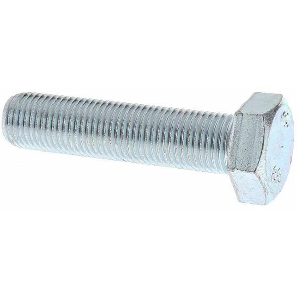 Value Collection MP42345 Hex Head Cap Screw M12 x 1.25 x 50 mm, Grade 8.8 Steel, Zinc-Plated