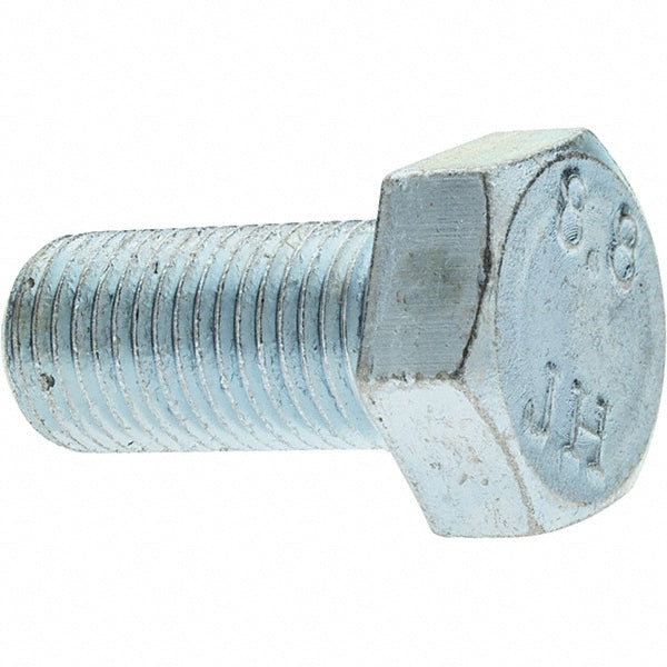 Value Collection MP42340 Hex Head Cap Screw M12 x 1.25 x 25 mm, Grade 8.8 Steel, Zinc-Plated
