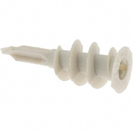 Value Collection MP38581 1/2" Diam x 1-5/8" OAL, Nylon Self Drilling Drywall & Hollow Wall Anchor