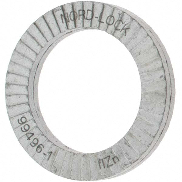 Value Collection MP31516 Wedge Lock Washer 0.778" OD, 0.538" ID, Steel, Grade 2, Zinc-Plated