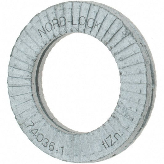 Value Collection MP31515 Wedge Lock Washer 0.7283" OD, 0.4567" ID, Steel, Grade 2, Zinc-Plated