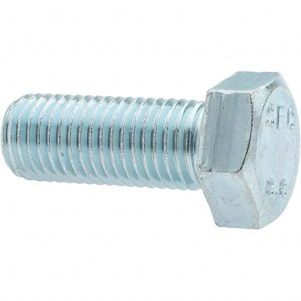 Value Collection 42206 Hex Head Cap Screw M20 x 2.50 x 50 mm, Grade 8.8 Steel, Zinc-Plated