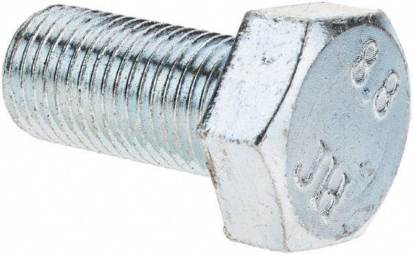 Value Collection 42340 Hex Head Cap Screw M12 x 1.25 x 25 mm, Grade 8.8 Steel, Zinc-Plated