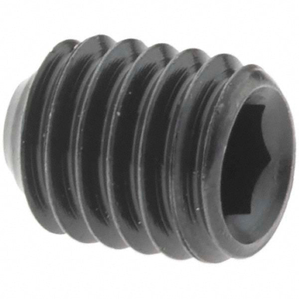 Value Collection 42919 Set Screw M5 x 0.80 x 6 mm, Cup Point, Alloy Steel, Grade 14.9 (45H)