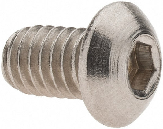 Fasteners  93122 5/16-18 1/2" Length Under Head Hex Socket Drive Button Socket Cap Screw