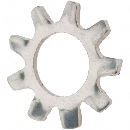 Value Collection 93804 #10 Screw, 0.204" ID, Stainless Steel External Tooth Lock Washer
