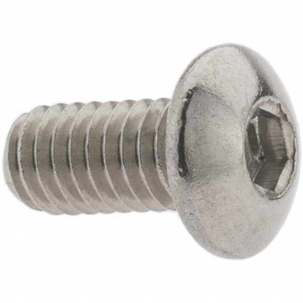 Value Collection A210273 M4x0.70 8mm Length Under Head Hex Socket Drive Button Socket Cap Screw