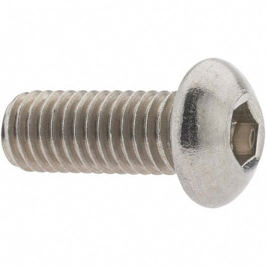 Value Collection A210288 M8x1.25 20mm Length Under Head Hex Socket Drive Button Socket Cap Screw