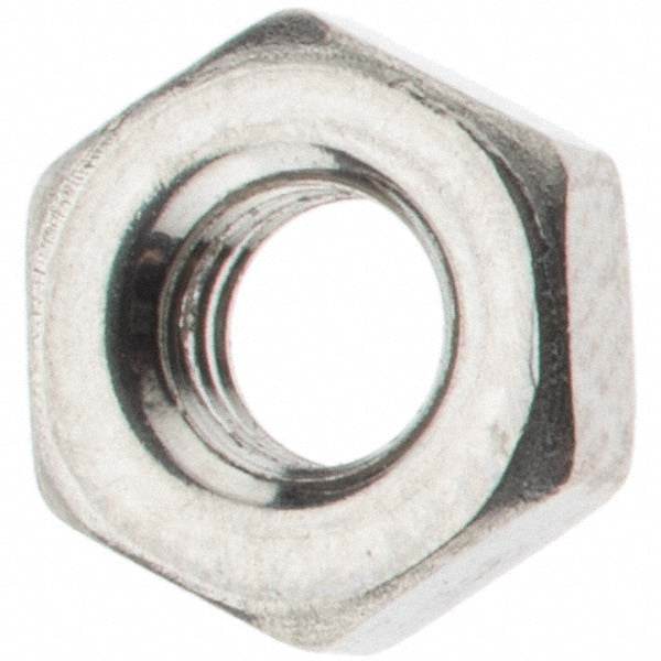 Value Collection C52000729 Hex Nut M3x0.5, Grade 316 & Austenitic Grade A4 Stainless Steel, Bright/Uncoated Finish