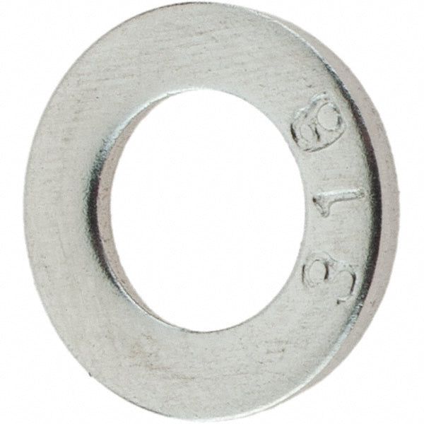 Value Collection A410354 M6 Screw Standard Flat Washer Grade 316 Stainless Steel, Plain Finish