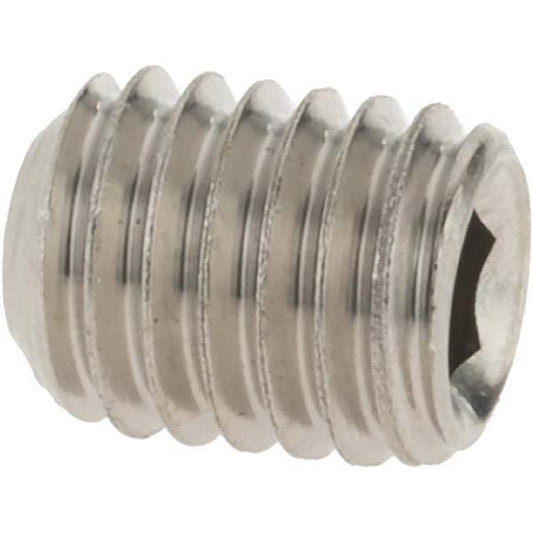 Value Collection C52000739 Set Screw M8 x 1.25 x 10 mm, Cup Point, Stainless Steel, Grade 316 & Austenitic Grade A4