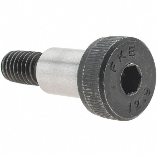 Value Collection B10109 Shoulder Screw 8 mm Shoulder Dia, 12 mm Shoulder Length, M6x1.00, 8 Alloy Steel, Hex Socket