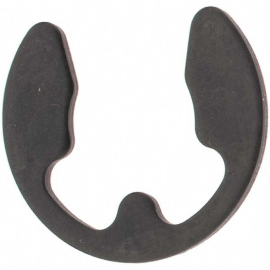 Rotor Clip DE-10ST PD External E Style Retaining Ring 10 mm Groove Dia, 11 to 15 mm Shaft Dia, Spring Steel, Phosphate Finish