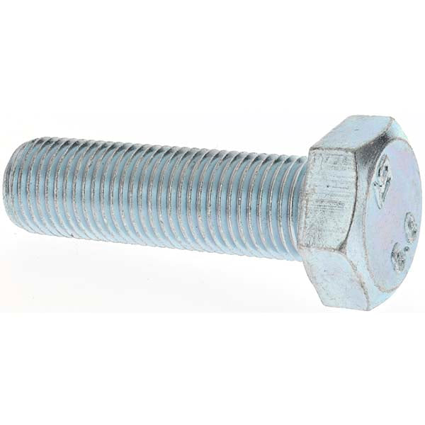 Value Collection C86217 Hex Head Cap Screw M12 x 1.25 x 40 mm, Grade 8.8 Steel, Zinc-Plated