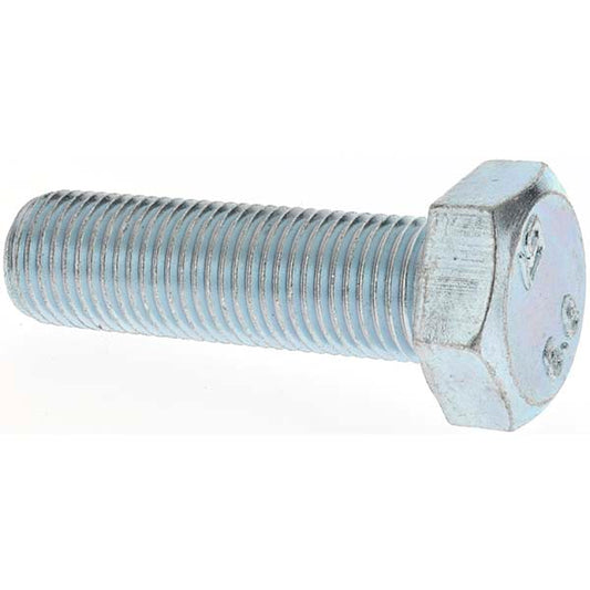 Value Collection C86217 Hex Head Cap Screw M12 x 1.25 x 40 mm, Grade 8.8 Steel, Zinc-Plated