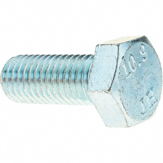 Value Collection C90434 Hex Head Cap Screw M14 x 2.00 x 35 mm, Grade 10.9 Steel, Zinc-Plated