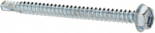Value Collection C96488 #8, Hex Washer Head, Hex Drive, 2" Length Under Head, #3 Point, Self Drilling Screw