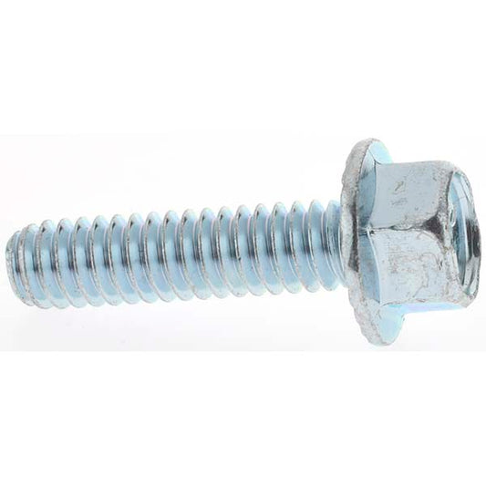 Value Collection KP60860 Serrated Flange Bolt 1/4-20 UNC, 1" Length Under Head, Fully Threaded