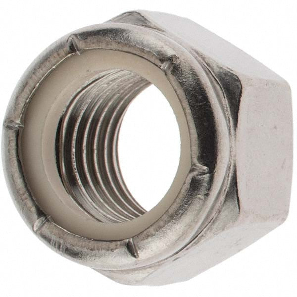 Value Collection KP76511 Hex Lock Nut Insert, Nylon Insert, 7/8-9, Grade 18-8 Stainless Steel