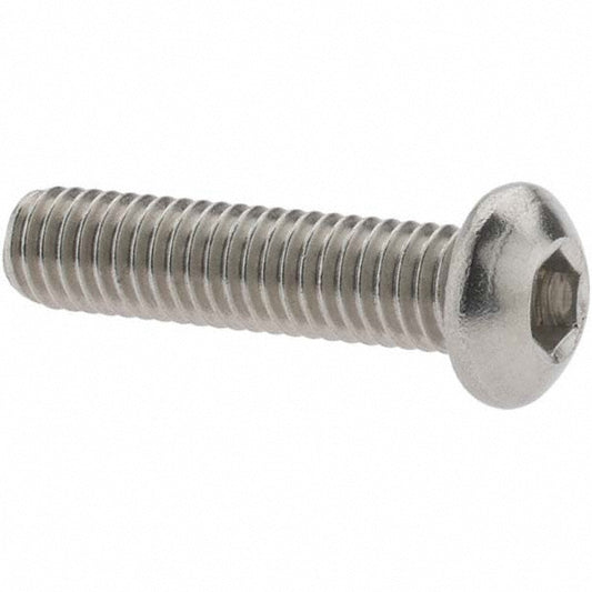Value Collection KP82450 M6x1.00 25mm Length Under Head Hex Socket Drive Button Socket Cap Screw