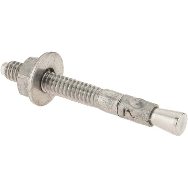 Value Collection KP9818 Concrete Wedge Anchor 1/4" Dia, 2-1/4" OAL, 1-1/8" Min Embedment