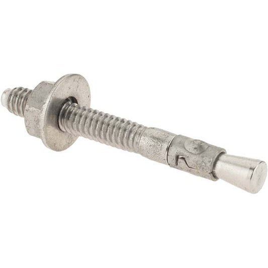 Value Collection KP9818 Concrete Wedge Anchor 1/4" Dia, 2-1/4" OAL, 1-1/8" Min Embedment