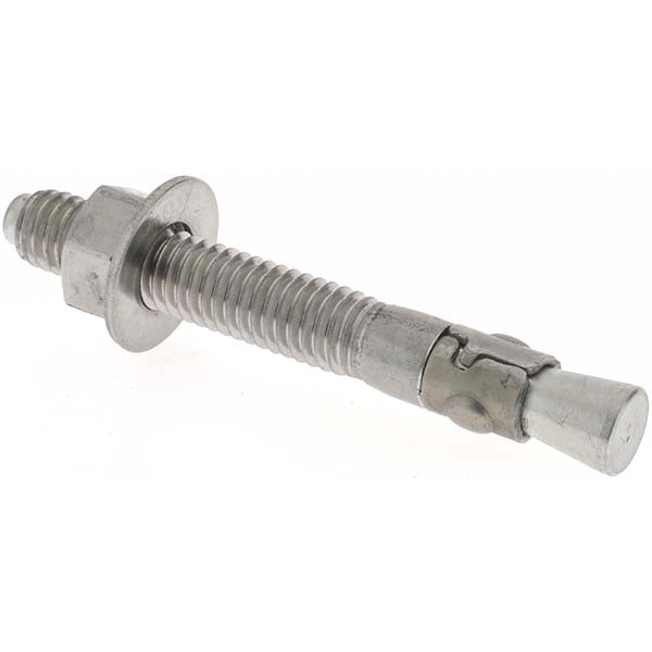 Value Collection KP9822 Concrete Wedge Anchor 3/8" Dia, 3" OAL, 1-5/8" Min Embedment