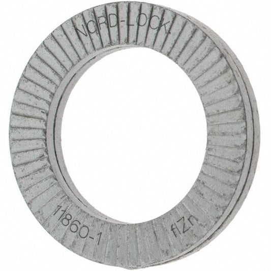 Value Collection MP31518 Wedge Lock Washer 1.008" OD, 0.678" ID, Steel, Grade 2, Zinc-Plated