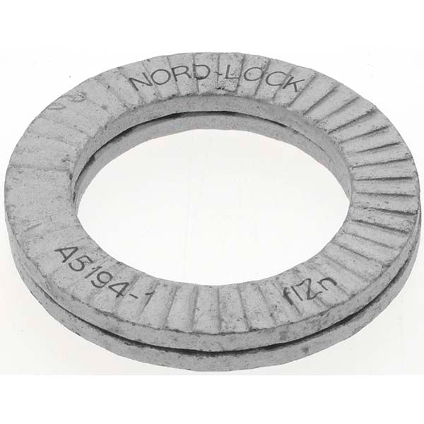Value Collection MPA98002 Wedge Lock Washer 0.7677" OD, 0.5197" ID, Grade 2, Zinc-Plated